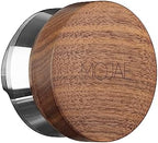 MOJAE 53mm Espresso Distributor, Coffee Distributor, Espresso Distribution Tool, Adjustable Depth Espresso Leveler with Walnut Wood Handle, Fits for 54mm Breville Barista Portafilter - Image 3