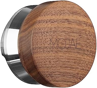 MOJAE 53mm Espresso Distributor, Coffee Distributor, Espresso Distribution Tool, Adjustable Depth Espresso Leveler with Walnut Wood Handle, Fits for 54mm Breville Barista Portafilter - Image 3