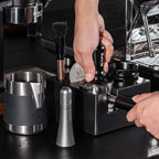 IKAPE 53MM Espresso Tamper Kit 6 in 1, Coffee Tamper, WDT Tool, Magnetic Dosing Funnel, Puck Screen, Milk Pitcher, Cleaning Brush - Image 5