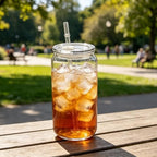 16oz Acrylic Tumblers Cups with Lids and Straws, 20 Pack Plastic Mason Jars Iced Coffee Drinking Glasses for Park Picnic, Poolside, Party Giveaways, Clear - Image 7