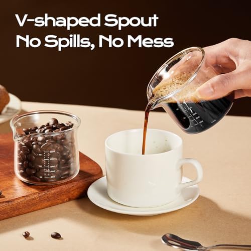 YARRAMATE Espresso Shot Cups (3.4oz/100ml) & Milk Frother (Black) - Image 4
