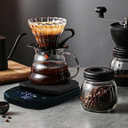 Smart Hand Coffee Electronic Scale with Timer, High Accuracy Digital Kitchen Scale, 450mAh Rechargeable, Black, for Drip Coffee, Pour Over, Tea, and Baking - Image 5