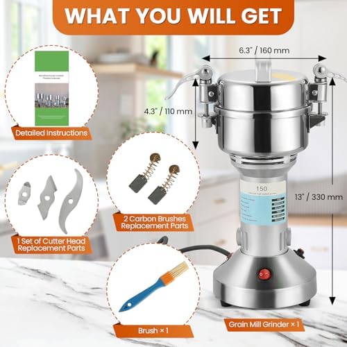 High Speed 150g Electric Grain Mill Grinder - Image 2