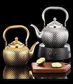 Teapot Tea Kettle, 2.1 Quart Tea Pot for Stove Top, Stainless Steel Teakettle with Infuser, Decorative Water Kettle with Handle, Silver, 2L - Image 7
