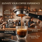 54mm Bottomless Portafilter with WDT Espresso Distribution Tool fit Breville Barista Express Machines BES870XL 880BSS 878BSS 840XL 500BSS 450BSS BES500,3 Ears Espresso Portafilter with 18g Basket - Image 3