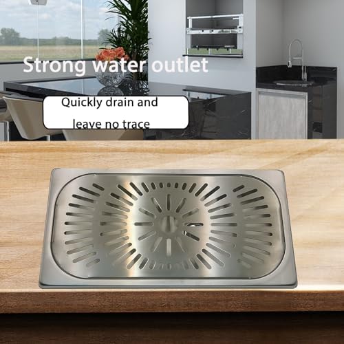 Stainless Steel Drip Tray - Perfect for Homes, Clubs, Bars, Cafes, Restaurants, Hotels, Or Commercial Use - Easy to Clean, No Drainage Required (7 * 12.8inch) - Image 6