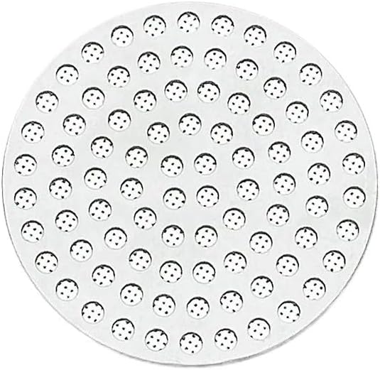 51/53/58mm Reusable Coffee Puck Screen 304 Stainless steel Double Layer Coffee Filter Fine Mesh Professional Espresso Accessory(53mm) by Unknown