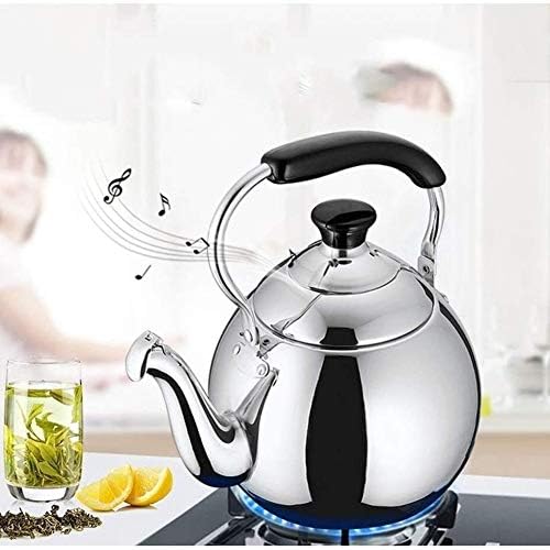 Whistling Kettle, Whistling Tea Kettle Tea Kettle Stovetop 304 Stainless Steel Whistle Teapot with Handle hot Water Kettle - Image 3
