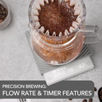 Timemore Basic Mini Coffee Scale, Slim & Lightweight Design, Three Modes | Digital Espresso Scale with Timer for Precision Brewing, White - Image 4