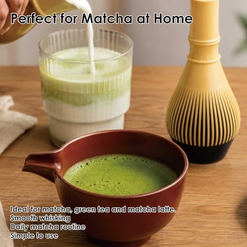 Japanese Tea Whisk Made of Resin, Non-breakable Dishwasher Compatible, Made in Japan, White Bamboo Color - Image 5