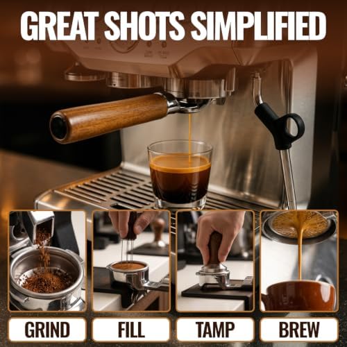 54mm Bottomless Portafilter, True Lay-Flat Naked Portafilter - Image 7