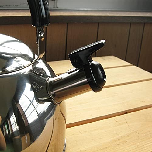 Nagao Tsubamesanjo Kettle, Full Water, 1.8 gal (3.3 L), Induction Compatible, Whistling, Stainless Steel, Made in Japan - Image 4