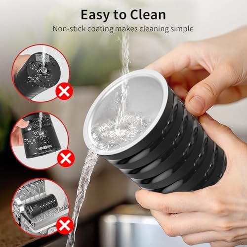 PARIS RHÔNE Milk Frother, 4-in-1 Electric Automatic Milk Steamer - Image 5