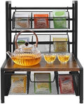 Tea Bag Organizer 3-Tier Drawer Wire Baskets for Coffee Pods Spices by Unknown