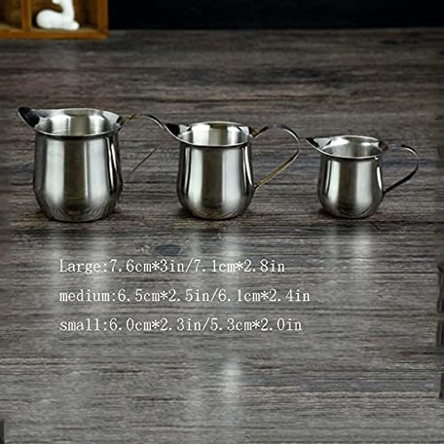 Milk Frothing Pitcher Milk Froth Pot 90Ml 150Ml 240Ml Steamer Stainless Steel Milk Coffee Latte Steam Pitchers Milk Jug Cup Frothing Tool - Image 2
