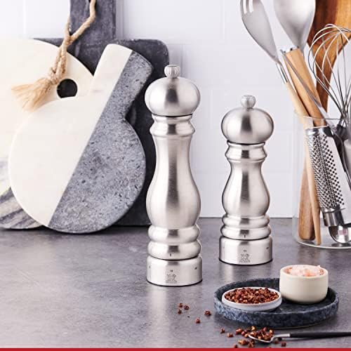 Peugeot Paris Chef Salt Mill, u'Select, 9 in, Stainless Steel - Image 6