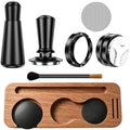 51mm Espresso Accessories Kit with Wood Tamping Station 7-Piece by PHXGrove