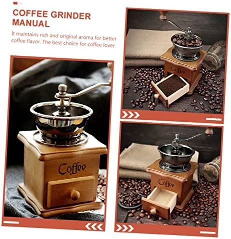 Cabilock Unique Manual Coffee Grinder Inspired Hand Bean Hand Crank Portable Burr Mill Grain Mill Crank Ceramic Core for Coffee Enthusiasts - Image 7