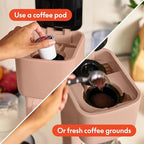 bella Single Serve Coffee Maker, K Cup & Coffee Ground Compatible, Blossom - Image 3