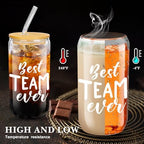 6 Set Employee Appreciation Gifts Glass Cups, Novelty Style - Image 3