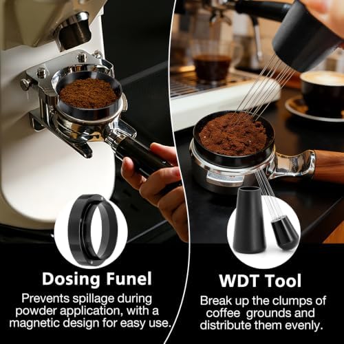 58mm Espresso Accessories Kit with Silicone Tamping Station, 7PCS - Image 6