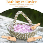 100 Pack Mini Wooden Spoons for Jars Small Bath Salt Bamboo Spoons Bulk Small Scoop Mini Scooper Wooden Candy Spoon Washing Powder for Sugar Scrubs, Bath Salts, Cooking - Image 6