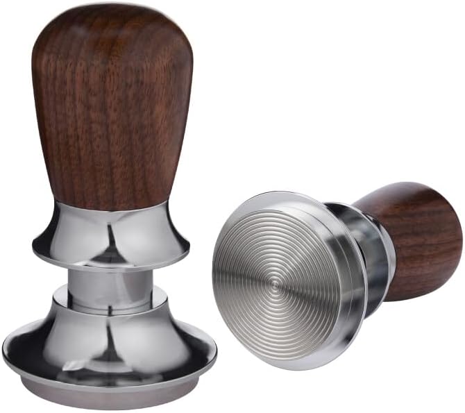 54mm Tamper Replacement for Breville tamper Adjustable Depth The espresso tamper made of Stainless Steel and Solid wood it's a good Coffee Tamper for Home espresso barista(53.3mm) by Lookingforwardtoeveryshot%EF%BC%81
