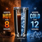 Pandance 20oz Stainless Steel Insulated Tumblers Bulk, Mix, 8 Pack - Image 4