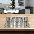 Stainless Steel Drip Tray - Perfect for Homes, Clubs, Bars, Cafes, Restaurants, Hotels, Or Commercial Use - Easy to Clean, No Drainage Required (9.1 * 16.7) - Image 7