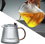 Loose Leaf Teapot Glass Teapot Kettle Infuser Pot with Removable Strainer Hand Blown Borosilicate Stovetop Heating Spout Comfortable Handle S, 800ML - Image 6
