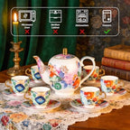 KAMMAK Tea Set for Adults, Tea Pot and Cup Set - Image 7
