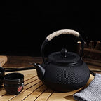 Iron Cast Teapot Tea Maker Tea Set with Stainless Steel Infuser Cast Iron Teapot Tea Kettle Tea Infuser Pot Household Indoor - Image 3