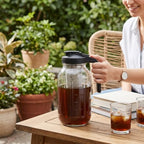 ASHATA 64oz Glass Cold Brew Coffee Maker, LeakProof Lid - Image 5