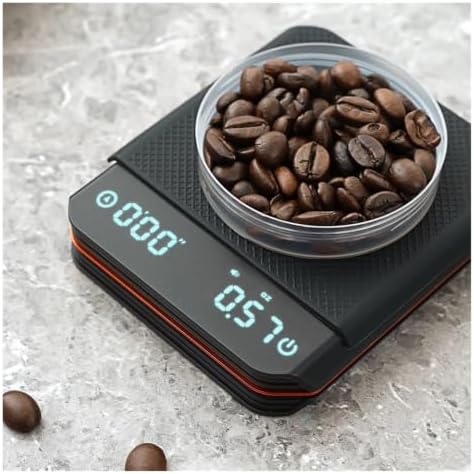 Portable Digital Coffee Scale – Rechargeable High-Precision Kitchen Scale with Timer 2kg/0.1g Accuracy for Pour-Over, Espresso - Image 2