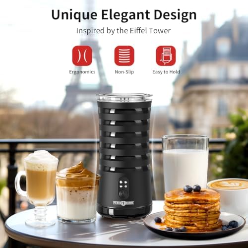 PARIS RHÔNE Milk Frother, 4-in-1 Electric Automatic Milk Steamer - Image 2