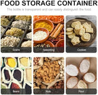 Large Glass Storage Jar with Airtight Sealed Lid Wide Opening Transparent Container for Coffee Beans Cookies Candy Sugar Spice and Pantry Organization - Image 4