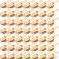 100 Pack Mini Wooden Spoons for Jars, Small Bath-Salt Scoops Mini Scooper Wooden Candy Spoon Washing Powder for Sugar Scrubs, Bath-Salts, Cooking by Unknown