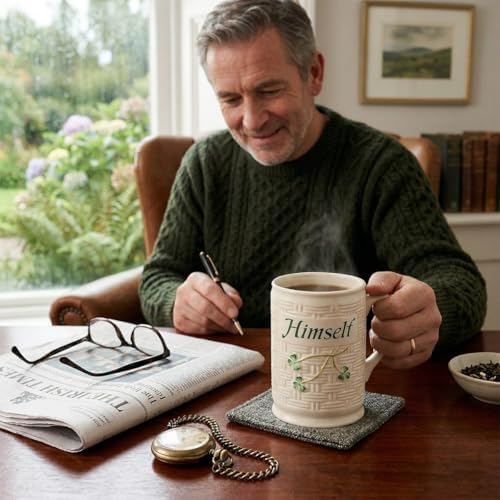 Belleek Classic Himself Mug | Fine Parian China | Made in Ireland - Image 5