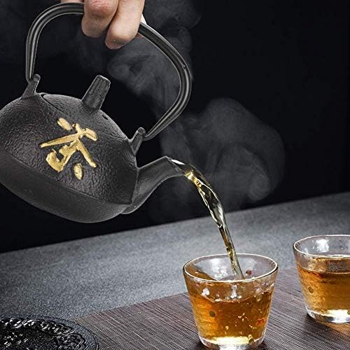 Garosa Japanese Cast Iron Teapot, Tetsubin Tea Kettle, 0.3L Stovetop Boiler, Traditional Zen Style - Image 4