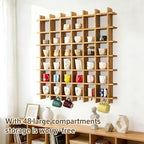 Oversize Coffee Mug Display Rack, 41 x 41 Inch,Holds 48 Cups - Image 7