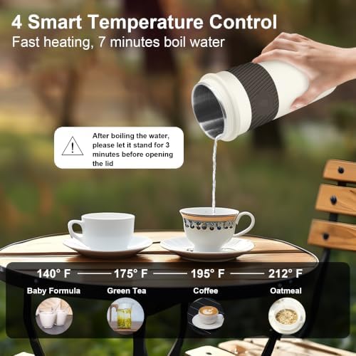 Portable Electric Kettle 350ML with 4 Temperature Settings - Image 3