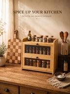 Bread Box for Kitchen Countertop Large Capacity with Top Storage Shelf - Image 4
