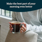 Libbey Tarro Cafe Mug, Classic Tapered Shape Coffee Mugs Set of 4, Dishwasher Safe Glass Mugs for Warm Beverages, Coffee, Tea, Lattes and More - Image 2
