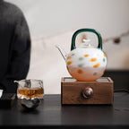 Tea Pot Handmade Heat-resistant Glass Teapot Household Teapot Teapot Kettle Electric Ceramic Stove Set Teapot for Infuser(A) - Image 5