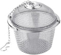 Stainless Steel Tea Strainer Ball, Fine Mesh Infuser For Loose Leaf Locking Filter For Kettle Cup Pot(1pcs) by Unknown