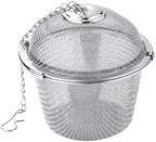 Stainless Steel Tea Strainer Ball, Fine Mesh Infuser For Loose Leaf Locking Filter For Kettle Cup Pot(1pcs) by Unknown