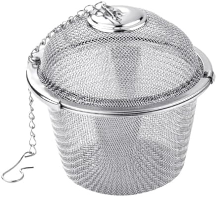 Stainless Steel Tea Strainer Ball, Fine Mesh Infuser For Loose Leaf Locking Filter For Kettle Cup Pot(1pcs) by Unknown