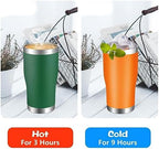 VEGOND 20oz Tumbler Stainless Steel Tumbler Cup with Lid And Straw Vacuum Insulated Double Wall Travel Coffee Mug(Dark Green 6 Pack) - Image 4