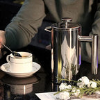 French Press Coffee Maker Stainless Steel Double Walled Insulated Coffee Maker Pot - Image 3