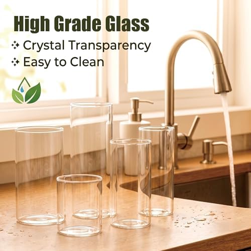 3 Pack 960 ML / 32 FL Oz Glass Storage Container with Wood Lid - Image 4